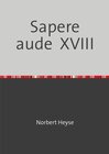 Buchcover Sapere aude XVIII
