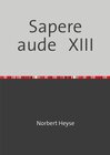 Buchcover Sapere aude XIII