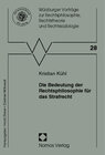 Buchcover Die Bedeutung der Rechtsphilosophie für das Strafrecht