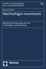 Buchcover Nachhaltiges Investment