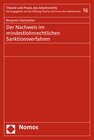 Buchcover Der Nachweis im mindestlohnrechtlichen Sanktionsverfahren
