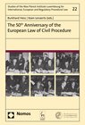 Buchcover The 50th Anniversary of the European Law of Civil Procedure