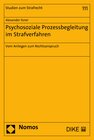 Buchcover Psychosoziale Prozessbegleitung im Strafverfahren