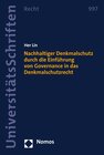 Buchcover Nachhaltiger Denkmalschutz durch die Einführung von Governance in das Denkmalschutzrecht