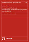 Buchcover Der nichtstaatliche Einsatz biometrischer Gesichtserkennungssysteme nach der DSGVO