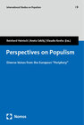 Buchcover Perspectives on Populism