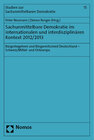 Buchcover Sachunmittelbare Demokratie im internationalen und interdisziplinären Kontext 2012/2013