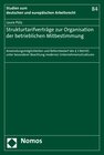 Buchcover Strukturtarifverträge zur Organisation der betrieblichen Mitbestimmung