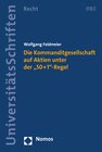 Buchcover Die Kommanditgesellschaft auf Aktien unter der "50+1"-Regel