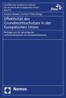 Buchcover Effektivität des Grundrechtsschutzes in der Europäischen Union