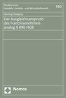 Buchcover Der Ausgleichsanspruch des Franchisenehmers analog § 89b HGB