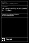 Buchcover Die Rechtsstellung der Mitglieder des EZB-Rates