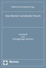 Buchcover Das Bonner Juristische Forum