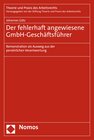 Der fehlerhaft angewiesene GmbH-Geschäftsführer width=