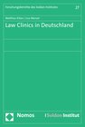 Buchcover Law Clinics in Deutschland