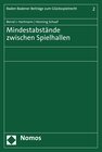 Buchcover Mindestabstände zwischen Spielhallen