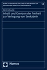 Buchcover Inhalt und Grenzen der Freiheit zur Verlegung von Seekabeln