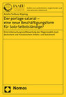 Buchcover Der portage salarial – eine neue Beschäftigungsform für Solo-Selbstständige?