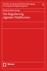 Buchcover Die Regulierung digitaler Plattformen