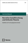 Buchcover Narrative Sozialforschung und Kritische Theorie