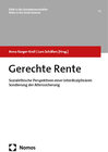 Buchcover Gerechte Rente