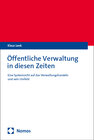 Buchcover Öffentliche Verwaltung in diesen Zeiten