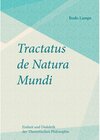 Buchcover Tractatus de Natura Mundi