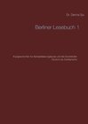 Buchcover Berliner Lesebuch