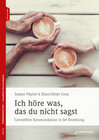 Buchcover Ich höre was, das du nicht sagst