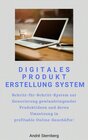 Buchcover Digitales Produkt Erstellung System