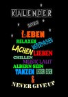 Buchcover Kalender 2020 - Leben -