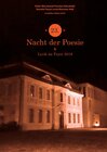 Buchcover Anthologie "Nacht der Poesie" Oderlandautoren / 23. Nacht der Poesie 2018