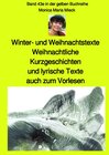 Buchcover maritime gelbe Reihe bei Jürgen Ruszkowski / Winter- und Weihnachtstexte - Weihnachtliche Kurzgeschichten und lyrische T