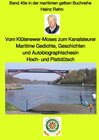 Buchcover maritime gelbe Reihe bei Jürgen Ruszkowski / Vom Klütenewer-Moses zum Kanalsteurer - Maritime Gedichte, Geschichten und 