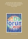 Buchcover Warum Sie eine Forum-Domain für Ihr Internet-Forum verwenden sollten