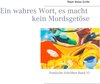 Buchcover Ein wahres Wort es macht kein Mordsgetöse