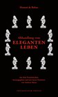 Buchcover Abhandlung vom eleganten Leben
