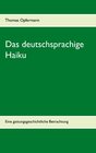 Buchcover Das deutschsprachige Haiku
