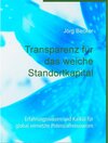 Buchcover Transparenz für das weiche Standortkapital