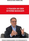 Buchcover 5 Fragen an den Interim Manager