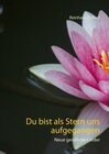 Buchcover Du bist als Stern uns aufgegangen