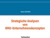 Buchcover Strategische Analysen von KMU-Unternehmenskonzepten