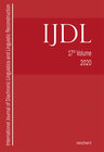 Buchcover International Journal of Diachronic Linguistics and Linguistic Reconstruction