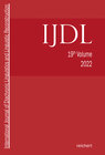 Buchcover International Journal of Diachronic Linguistics and Linguistic Reconstruction