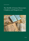 Buchcover The Afterlife of Avestan Manuscripts: Colophons and Marginal notes