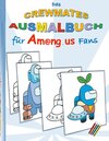 Buchcover Das Crewmates Ausmalbuch für Am@ng.us Fans