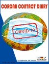 Buchcover Corona Contact Diary - In English for 192 entries
