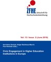 Buchcover Civic Engagement in Higher Education Institutions in Europe