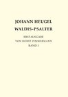 Buchcover Johann Heugel: Waldis-Psalter