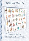 Buchcover Beatrix Potter 99 Cliparts Buch Teil 1 ( Peter Hase )